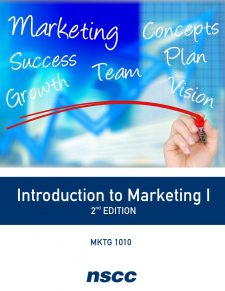 Introduction to Marketing I 2e (MKTG 1010) book cover
