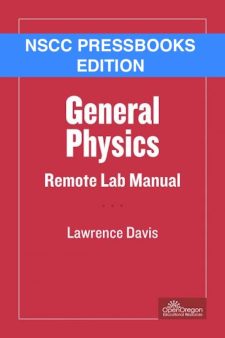 General Physics Remote Lab Manual book cover