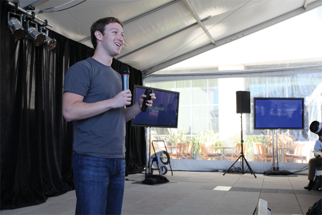 Mark Zuckerberg speaking