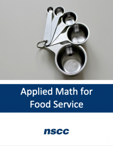 Applied Math for Food Service book cover