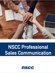 NSCC Professional Sales Communication book cover