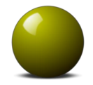 A green ball.