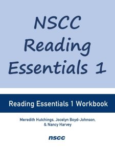 Reading Essentials 1 Student Workbook book cover