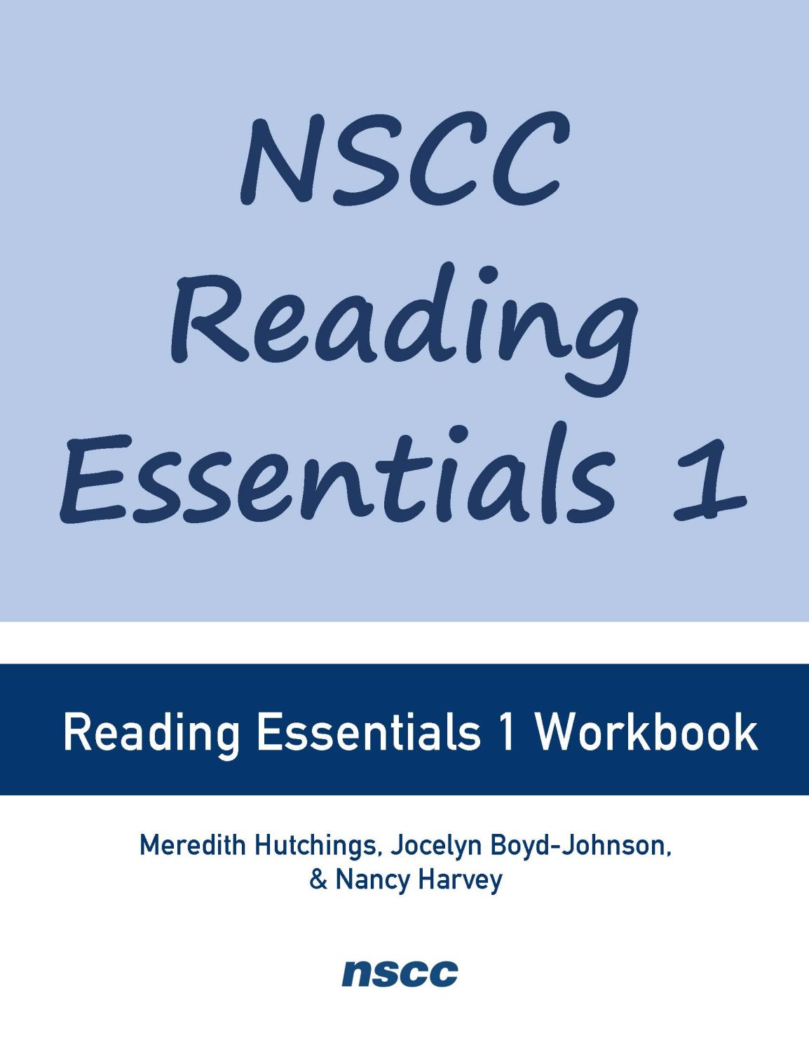 Cover image for Reading Essentials 1 Student Workbook