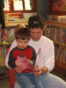 When children grow up to love reading, may have been influenced by the positive experiences of being read to in their families.