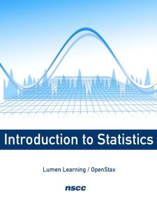 Introduction to Statistics book cover