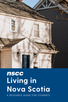 NSCC Living in Nova Scotia: A Resource Guide for Students book cover