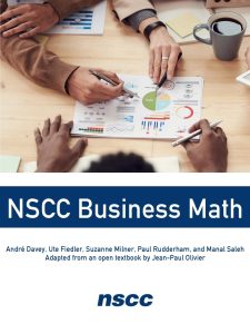 NSCC Business Math book cover
