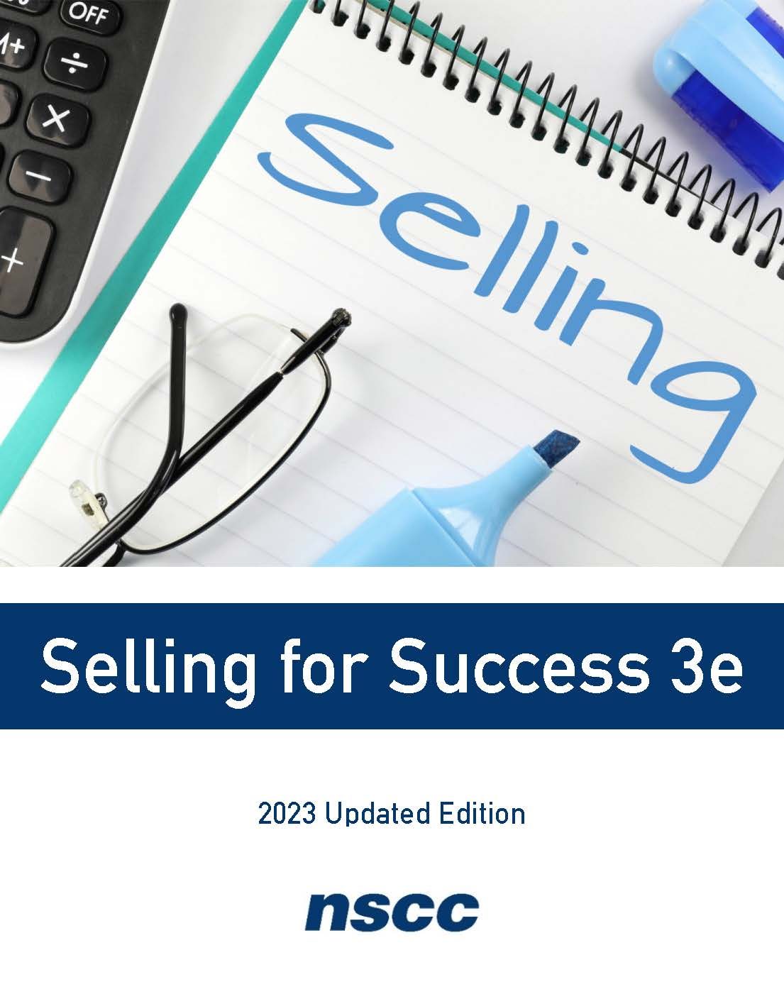 Cover image for Selling for Success 3e