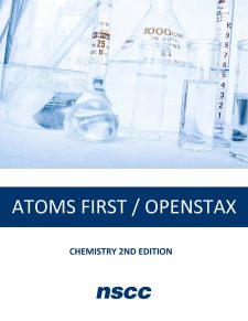 Atoms First / OpenStax book cover