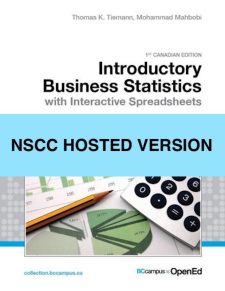 Introductory Business Statistics with Interactive Spreadsheets, 1st Canadian Edition