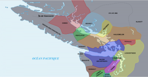 Vancouver Island and the surrounding mainland coastal area has more than 15 indigenous groups.