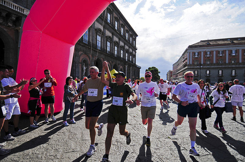 photo of runners crossing finish line