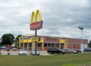 A New McDonald's restaurant in Mount Pleasant, Iowa