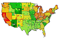 US map